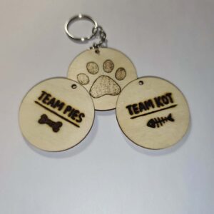 Brelok „Team Pies / Team Kot”